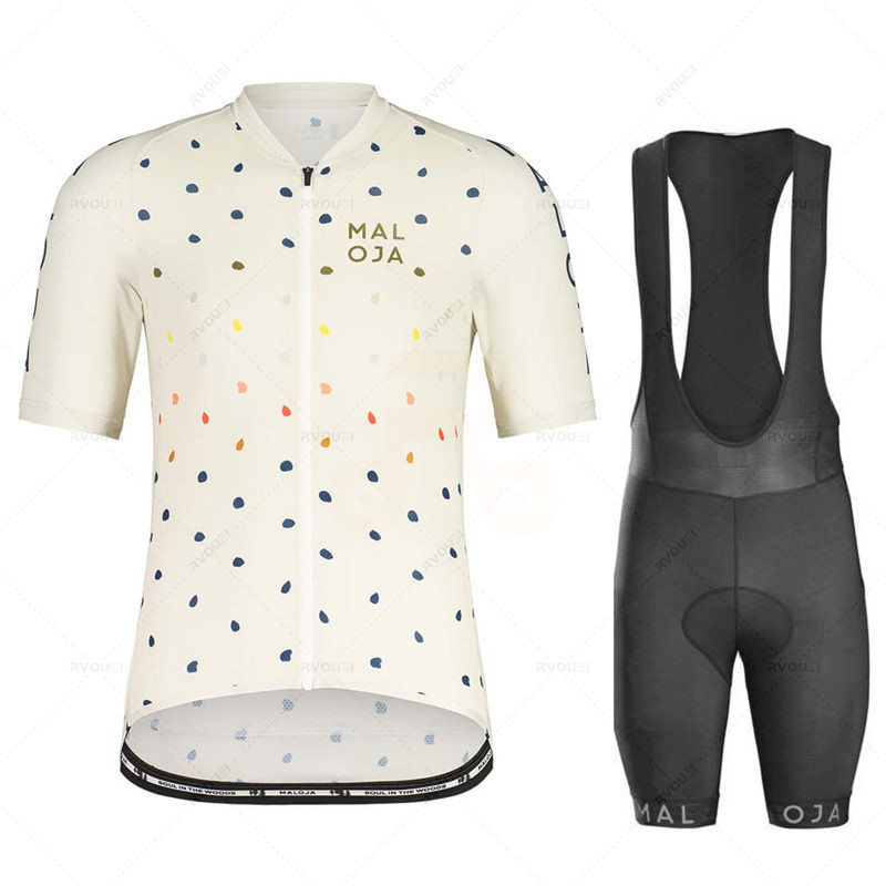 Mountain Biking Pants For Men - Maloja 사이클링 저지 의류 세트, 턱받이