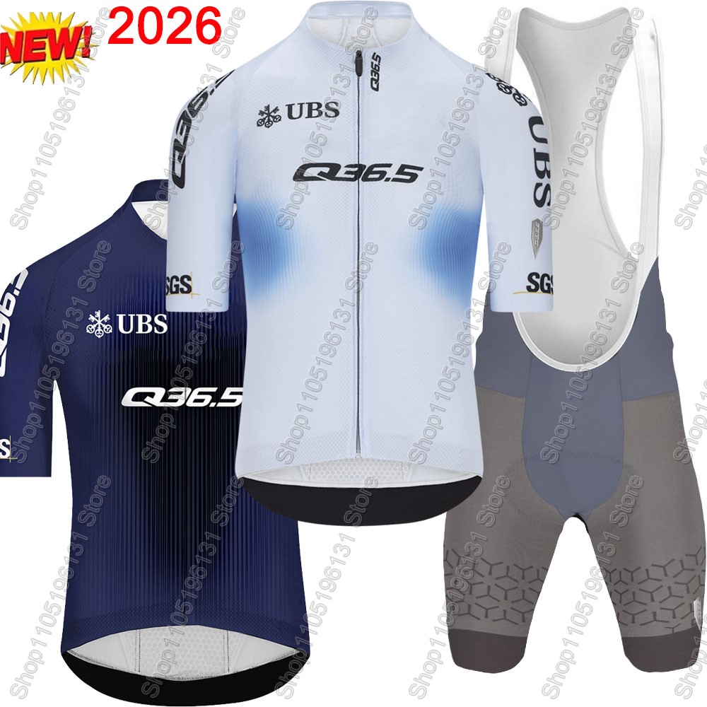 Mountain Biking Pants For Men - Q36.5 팀 2026 사이클링 저지 세트