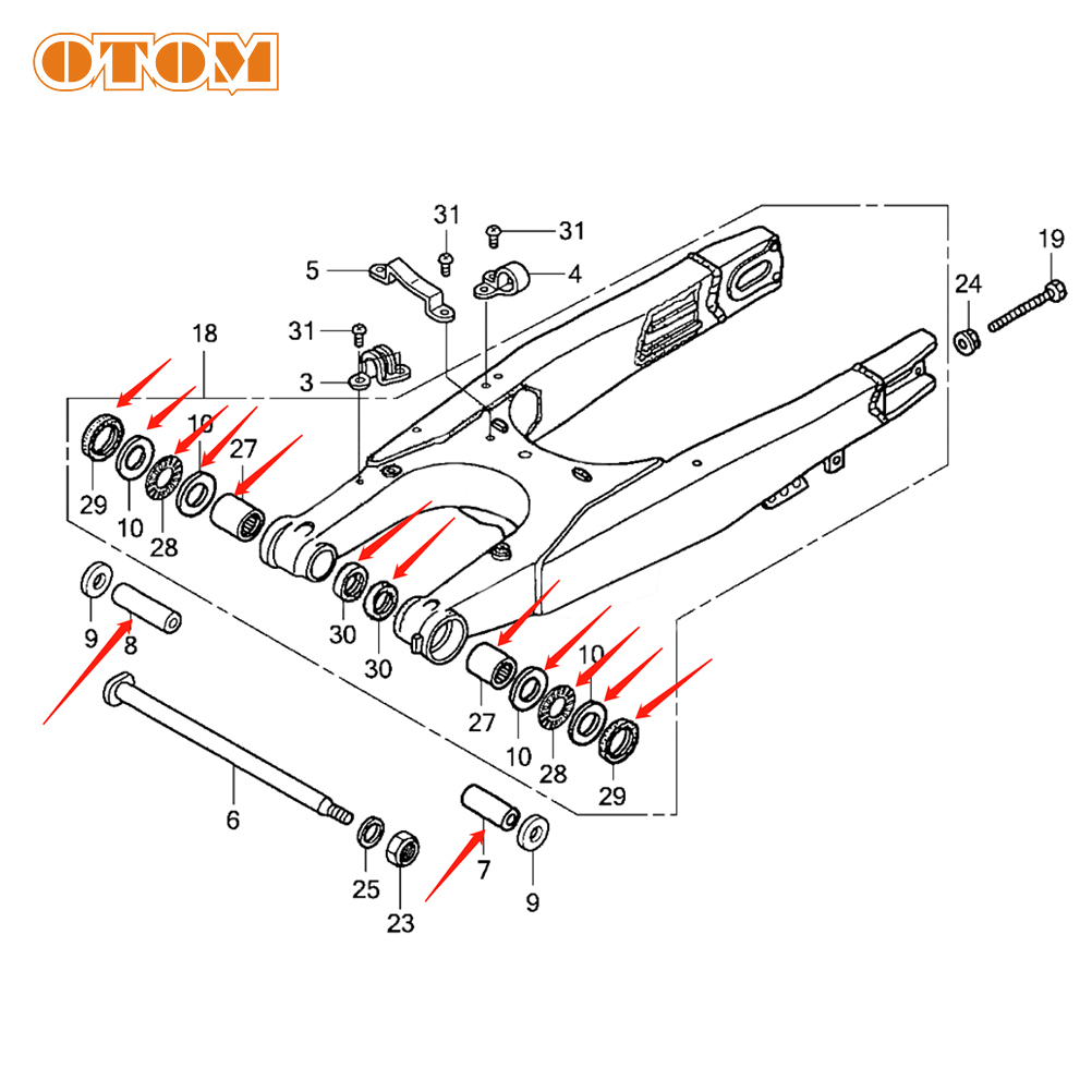 OTOM 혼다 CRF250R CRF450R 스러스트 니 - Fork Oil Seal 리뷰 및 가격