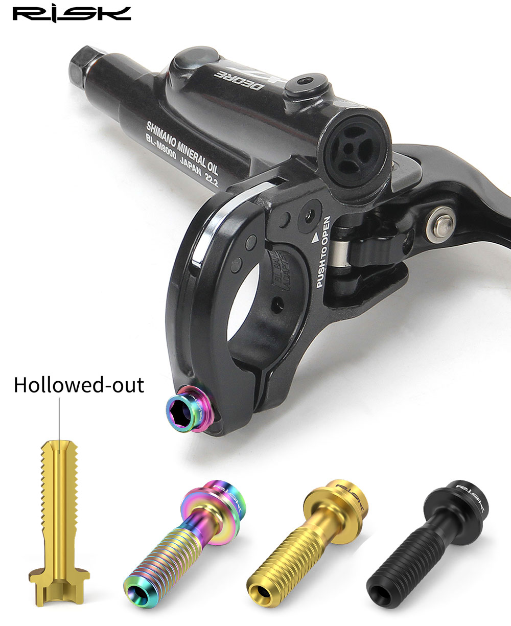 RISK M5x18mm 시트 나사 산악 자전거 티타늄  - Mountain Biking Youtube 리뷰 및 가격