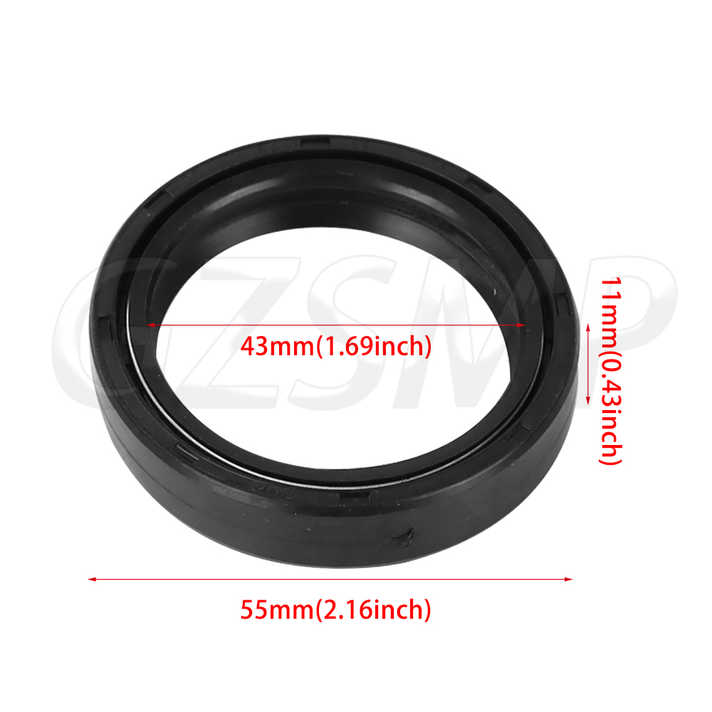 43X55X11mm 오일 더스트 씰 오토바이 프론트 포 - Fork Oil Seal 리뷰 및 가격