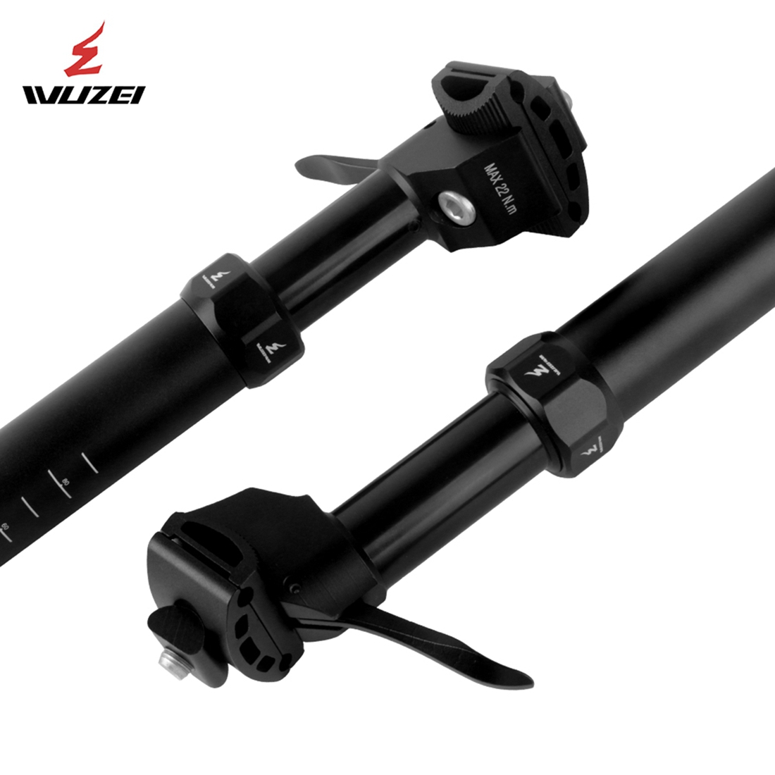 WUZEI MTB 수동 제어 드롭퍼 시트 포스트 100 - Dropper Post Remote 리뷰 및 가격